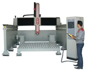 دستگاه CNC چهار محور حکاکی و پیکرتراشی بر روي سنگ مدل King330-BS