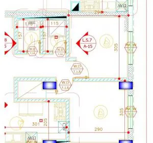 تدریس ترسیم نقشه معماری ، فاز یک و فاز دو