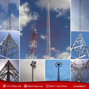 طراحي ، نصب و اجراي انواع دکل هاي مخابراتي ( خودايستا ، مهاري و منوپل