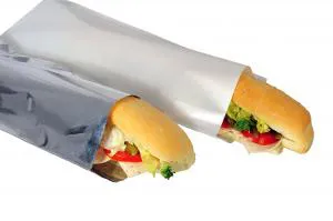 پاکت متالایز و صدفی جهت مصرف در فست فود ها