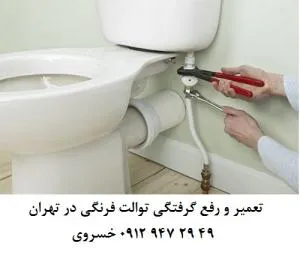 لوله بازکنی توالت فرنگی و ایرانی در تهران