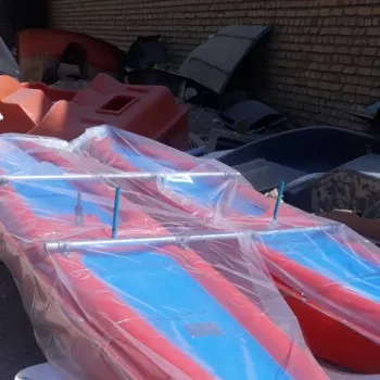 قایق پدالی فایبرگاس