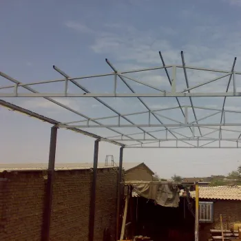 اجرای پوشش سقف شیبدار و سوله در تهران وحومه -هزینه ساخت و اجرای سقف شی